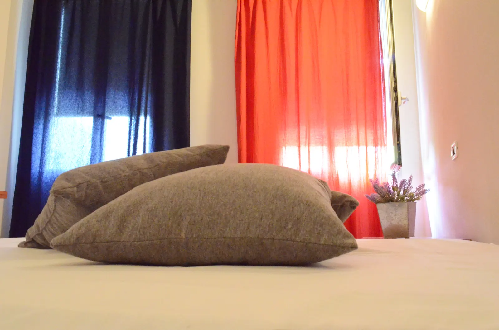 Zona giorno del loft